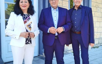 Wirtschaftsgespräch mit Sigmar Gabriel und Nezahat Baradari